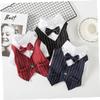 BESTonZON Party Dog Dress with Elegant Gentleman Suit Pattern view 2