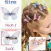 NiceYnn Butterfly Hair Clips, Black, Pearl, 20-Pack view 3
