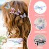 NiceYnn Butterfly Hair Clips, Black, Pearl, 20-Pack view 4
