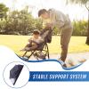 Stroller Cover, UPF 50+ Sunshade, Breathable, Two-Way Zipper, Black view 2
