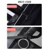 Stroller Cover, UPF 50+ Sunshade, Breathable, Two-Way Zipper, Black view 4