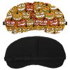 Hand-Drawn Animal Sleep Mask for Side Sleepers, Adjustable Eye Mask, 2 Pack view 2