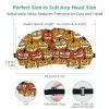 Hand-Drawn Animal Sleep Mask for Side Sleepers, Adjustable Eye Mask, 2 Pack view 3
