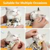 Self-Adhesive Cat Grooming Wrap with Nail Clippers, 45 x 45 cm view 3