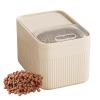 Nuyhgtr Dog Food Storage Container, Airtight Cat Food Container with Measuring Cup view 1