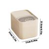 Nuyhgtr Dog Food Storage Container, Airtight Cat Food Container with Measuring Cup view 2