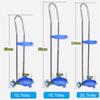 zktoermn Oxygen Cylinder Rack, Gas Cylinder Cart with Wheels, 10/15/20 L, Home Nitrogen Storage Rack (17 x 80 cm) view 2