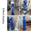 zktoermn Oxygen Cylinder Rack, Gas Cylinder Cart with Wheels, 10/15/20 L, Home Nitrogen Storage Rack (17 x 80 cm) view 3