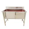 ASumPio Professional Stainless Steel Dog Grooming Bathtub, Dog Wash Station with Step Faucet, 100 cm (39 in) view 1