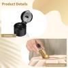 Lnrueg 100-Count Travel Bottles with Flip-Top Caps, 28 mL, Black, A-1OZ, A view 4