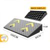 KIUYTQQ Rubber Curb Ramp for Driveways and Doorways view 2