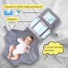 Nextfit Baby Portable Changing Mat with Wipe Dispenser, Storage Pockets & Head Pillow view 3