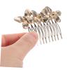 Butterfly Retro Alloy Hair Combs, 2 Pieces, Gold view 4