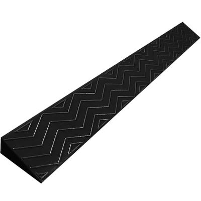 KIUYTQQ Anti-Slip Threshold Ramp, Wheelchair Ramp and Curb Ramp, 100 x 10 x 4 cm