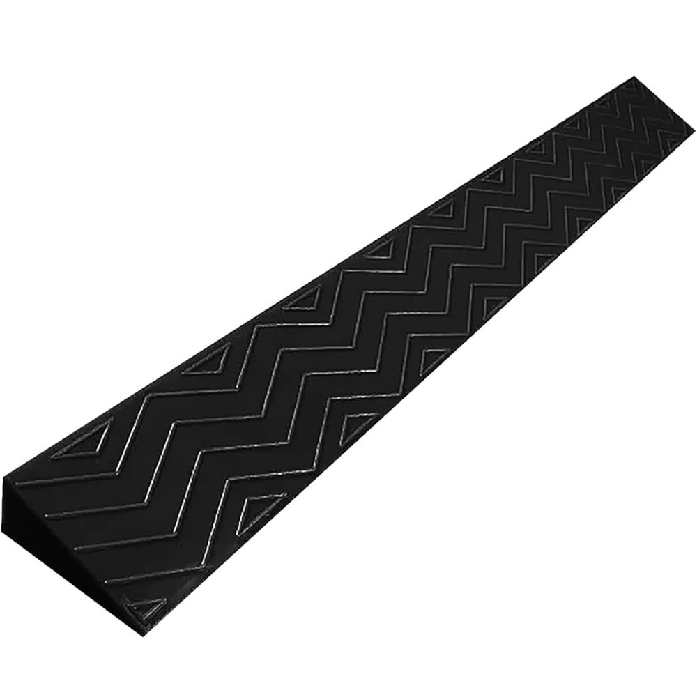 KIUYTQQ Anti-Slip Threshold Ramp, Wheelchair Ramp and Curb Ramp, 100 x 10 x 4 cm