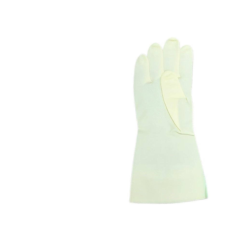 RRYPBOVG Reusable Rubber Gloves, 2 Pairs, Black, PVC Nitrile, Antistatic, Oil-Resistant, for Housework and Gardening (White, M)