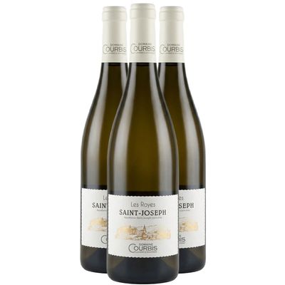 Saint-Joseph Les Royes White Wine 2023 – Domaine Courbis – PDO – Rhône Valley, France – Marsanne, Roussanne – 3 x 750 ml