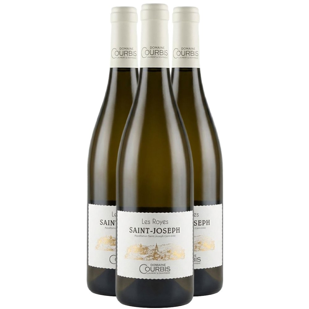 Saint-Joseph Les Royes White Wine 2023 – Domaine Courbis – PDO – Rhône Valley, France – Marsanne, Roussanne – 3 x 750 ml
