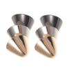 Veemoon 6 Pairs Metal High-Heel Toe Caps, Gunmetal view 4