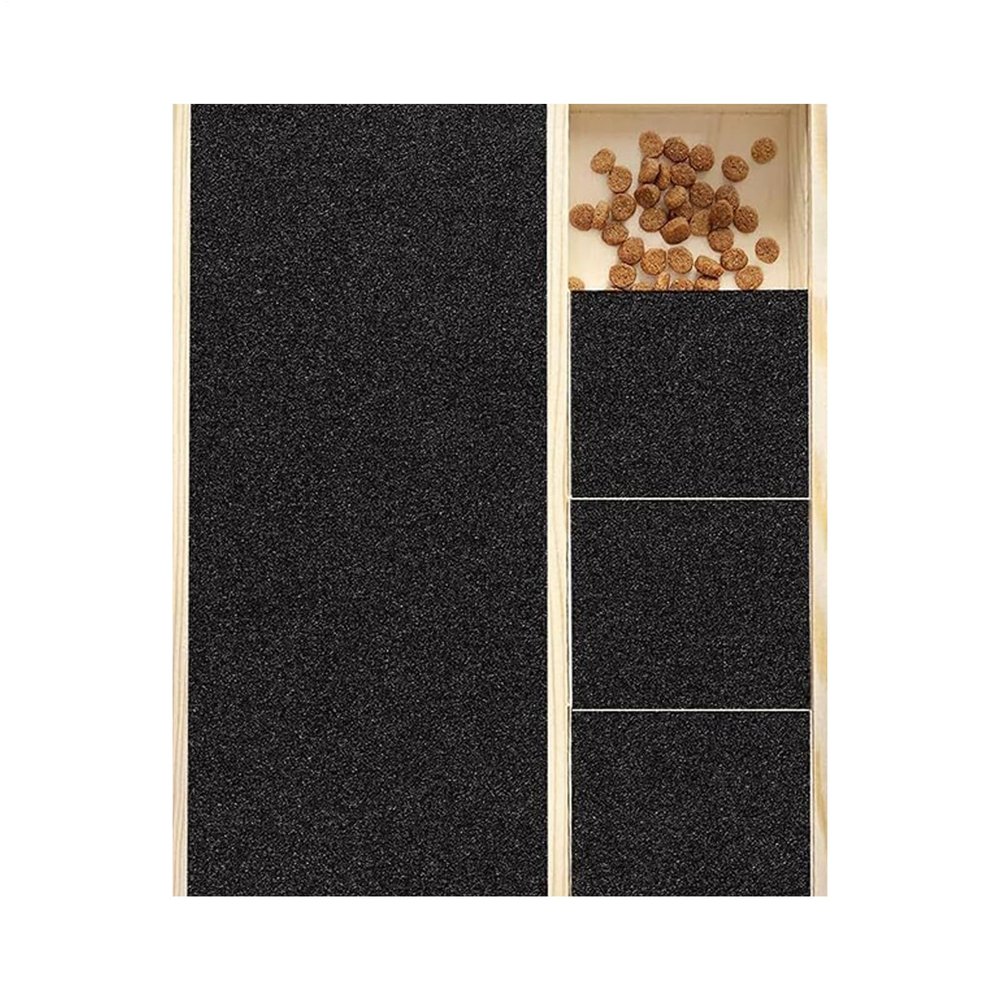 Dog Scratch Pad with Treat Box, Wooden Nail Care Board