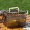 Small Animal Carrier, Transparent Box with Exercise Wheel view 3
