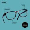 OPULIZE NYX Blue Light Filter Reading Glasses for Women and Men, Black, +3.00, 5-Pack view 4