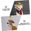 VANZACK Adjustable Sunflower Summer Hat for Pets view 3