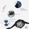 YUSSEQDD Portable Foldable Silicone Ice Bath Shower Cooler, Black view 4
