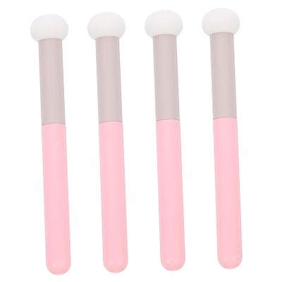 HAPINARY Makeup Sponges, Soft Sponges, 4 Pieces, for Foundation and Concealer, Round Shape, for Dry and Wet Use