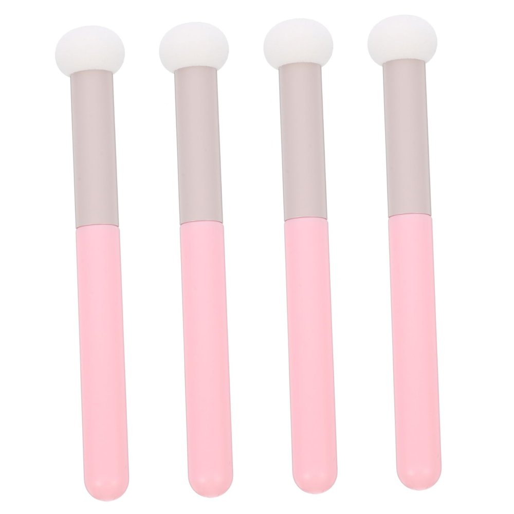 HAPINARY Makeup Sponges, Soft Sponges, 4 Pieces, for Foundation and Concealer, Round Shape, for Dry and Wet Use