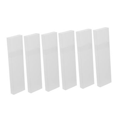 BCOATH 6-Piece Portable Tongue Scraper Plastic Storage Cases
