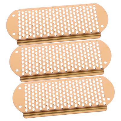 WEKAMOS 3-Piece Stainless Steel Foot File Set for Dry, Cracked Heels and Dead Skin