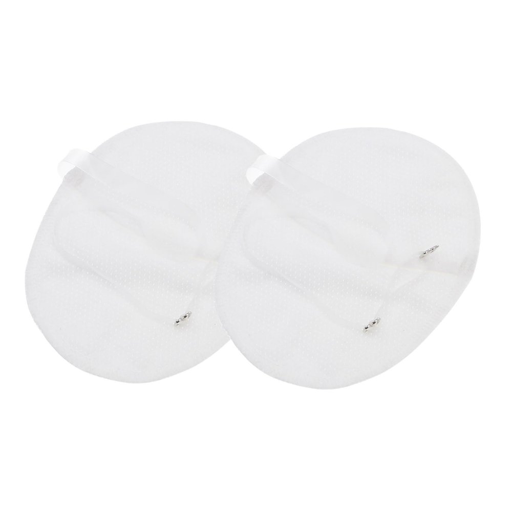 Washable Underarm Sweat Pads for Women, Polyester, 1 Pair, White