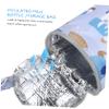 Veemoon 6-Piece Insulated Milk Bottle Bags for Breastfeeding, Portable Cooler Bags for Baby Bottles, Suitable for Strollers and Diaper Bags, Stylish Dark Design view 2