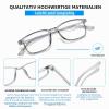 Suertree Gray Blue-Light-Blocking Distance Glasses, -4.0 Diopters view 2