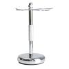 YKMYXZ 15 cm Silver Men's Shaving Brush and Razor Stand Set view 3