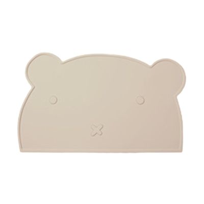 Non-Slip, Washable, Spill-Resistant Bear-Shaped Dog Feeding Mat