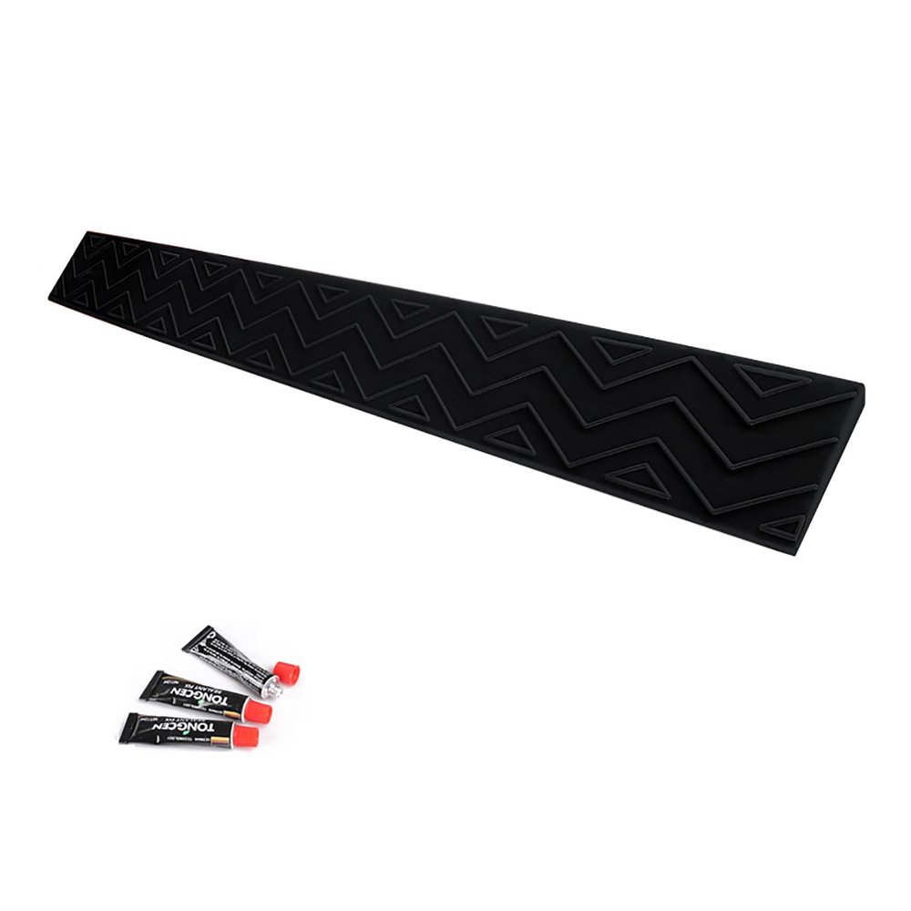 YCYHXJB Cuttable Anti-Slip Threshold Ramp for Wheelchairs, 300 kg, Black, 22 x 10 cm