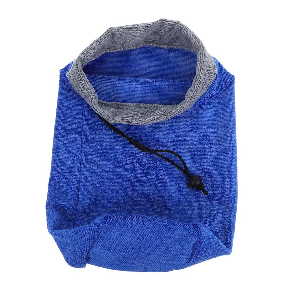 Toyvian Small Animal Bath Towel, Plush Blue, Absorbent and Quick-Drying