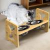 Elevated Dog Bowls with Adjustable Tilt view 3