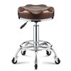 QPKZ Height-Adjustable PU Leather Rolling Swivel Stool view 1