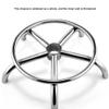 QPKZ Height-Adjustable PU Leather Rolling Swivel Stool view 3