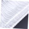 Veemoon Transparent PVC Hairdressing Cape, Lightweight Hair Protection Cape for Home and Salon, White view 3