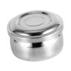 Men's Wet Shaving Bowl with Lid, Silver Metal Alloy view 4