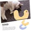 ibasenice 2-Piece U-Shaped Cat Pillow Set, Washable Neck Pillows for Cats view 3
