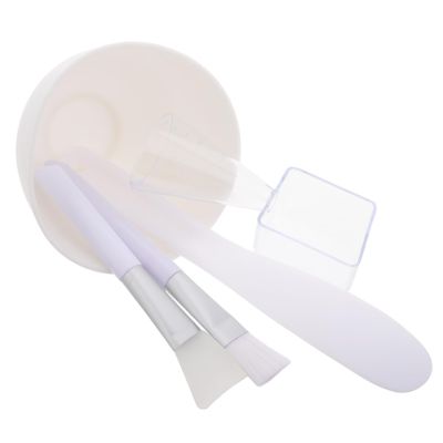 VALICLUD Silicone Facial Mask Bowl Set with Mixing Cup, Applicator, Spatula and Brush
