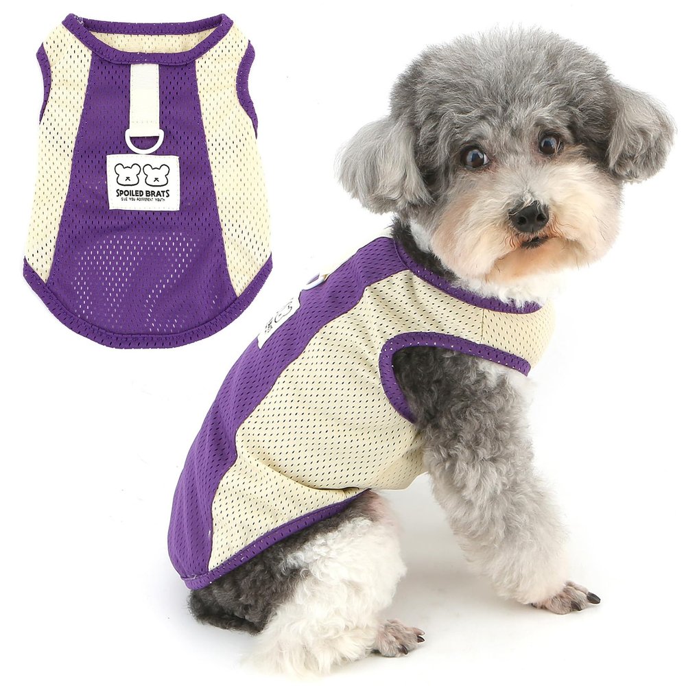 Zunea Breathable Mesh Dog Shirt for Small Dogs