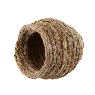ZASCHMOY Handwoven Natural Straw Bird Hamster Cage