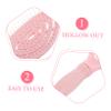 VALICLUD Professional Hair Teasing and Detangling Comb, Oval Hollow Styling Comb view 3