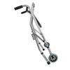 Lightweight, Foldable, Adjustable Walking Frame with Wheels and Four-Leg Walking Cane view 3